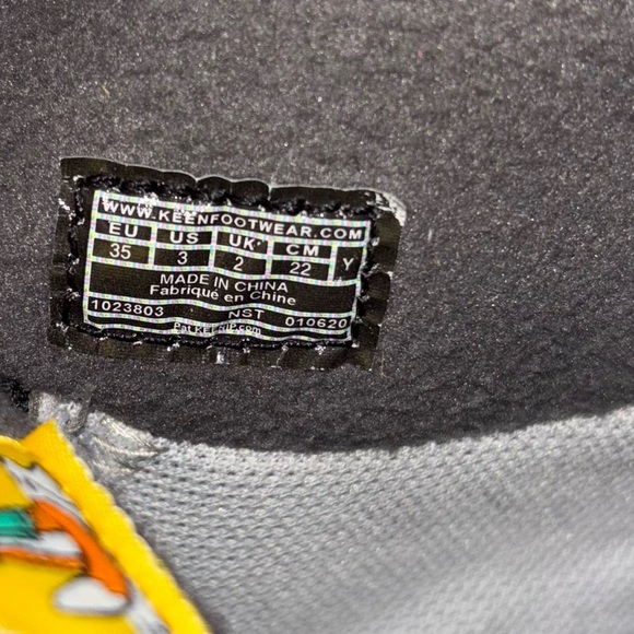 Keen Waterproof Leather Snow Boots Gray 100g Insulation Kids Size 3 - Picture 10 of 10